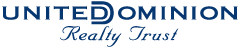 (UNITED DOMINION REALTY TRUST, INC. LOGO)